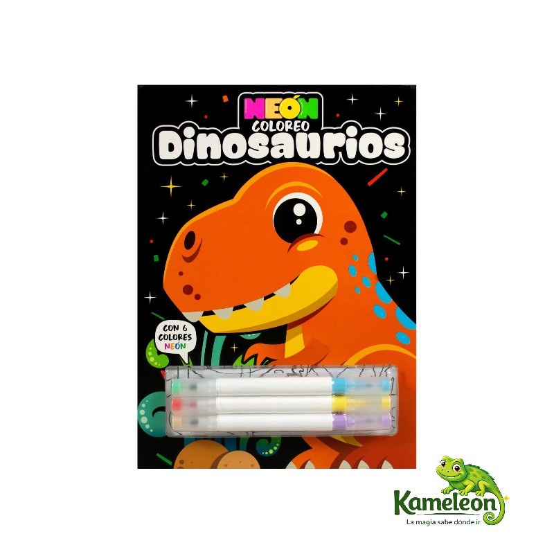 Neon coloreo: Dinosaurios