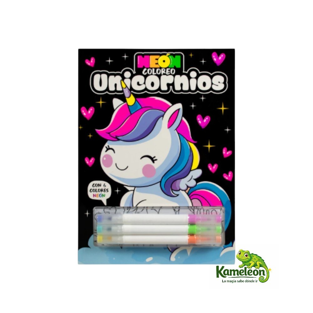 Neon coloreo: Unicornios