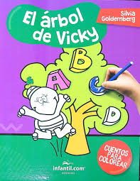 Libro cuentos para colorear el arbol de vicky