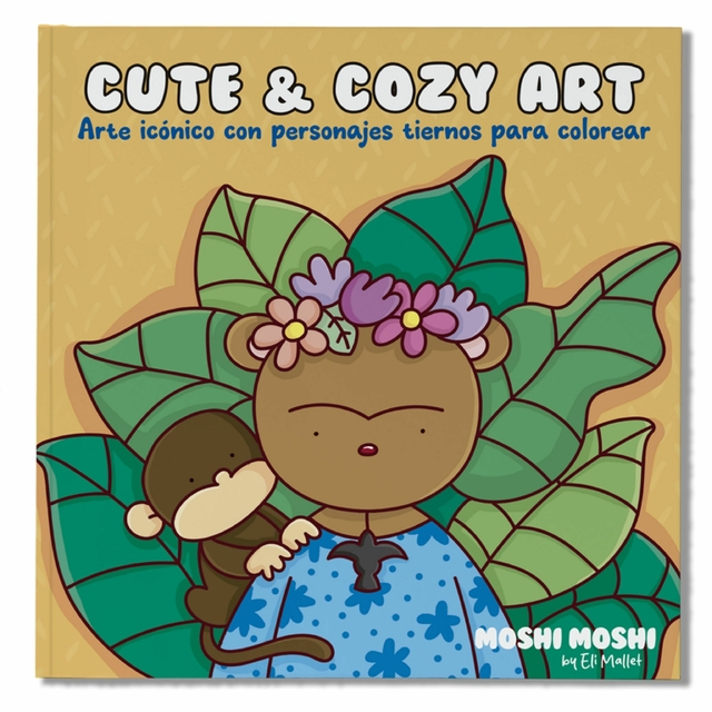 Libro para colorear moshi moshi: cute y cozy art