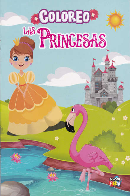 Libro plow colorea - princesas