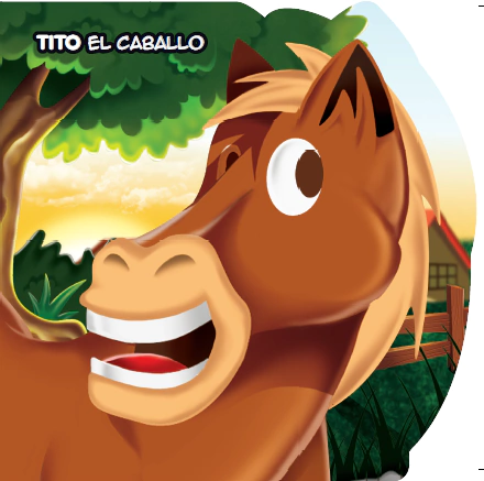 Libro animales troquelados: tito el caballo