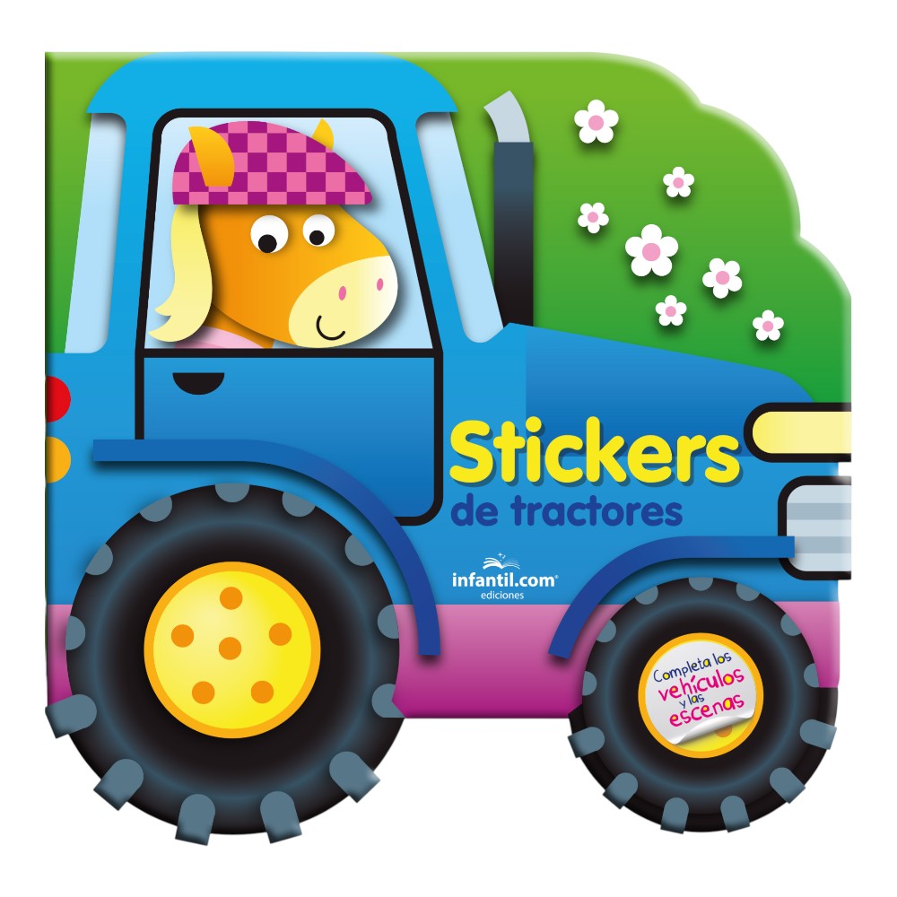 Libro construye vehiculos: tractores