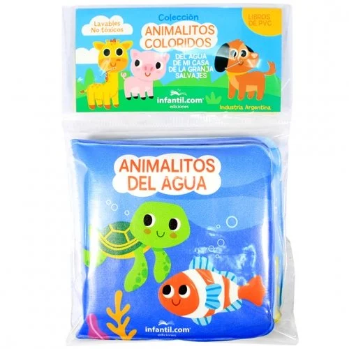Libro animales coloridos animalitos del agua