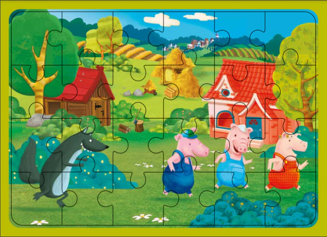 Rompe cabezas cerebrito clasicos la bella durmiente