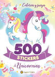 500 stickers de unicornios 