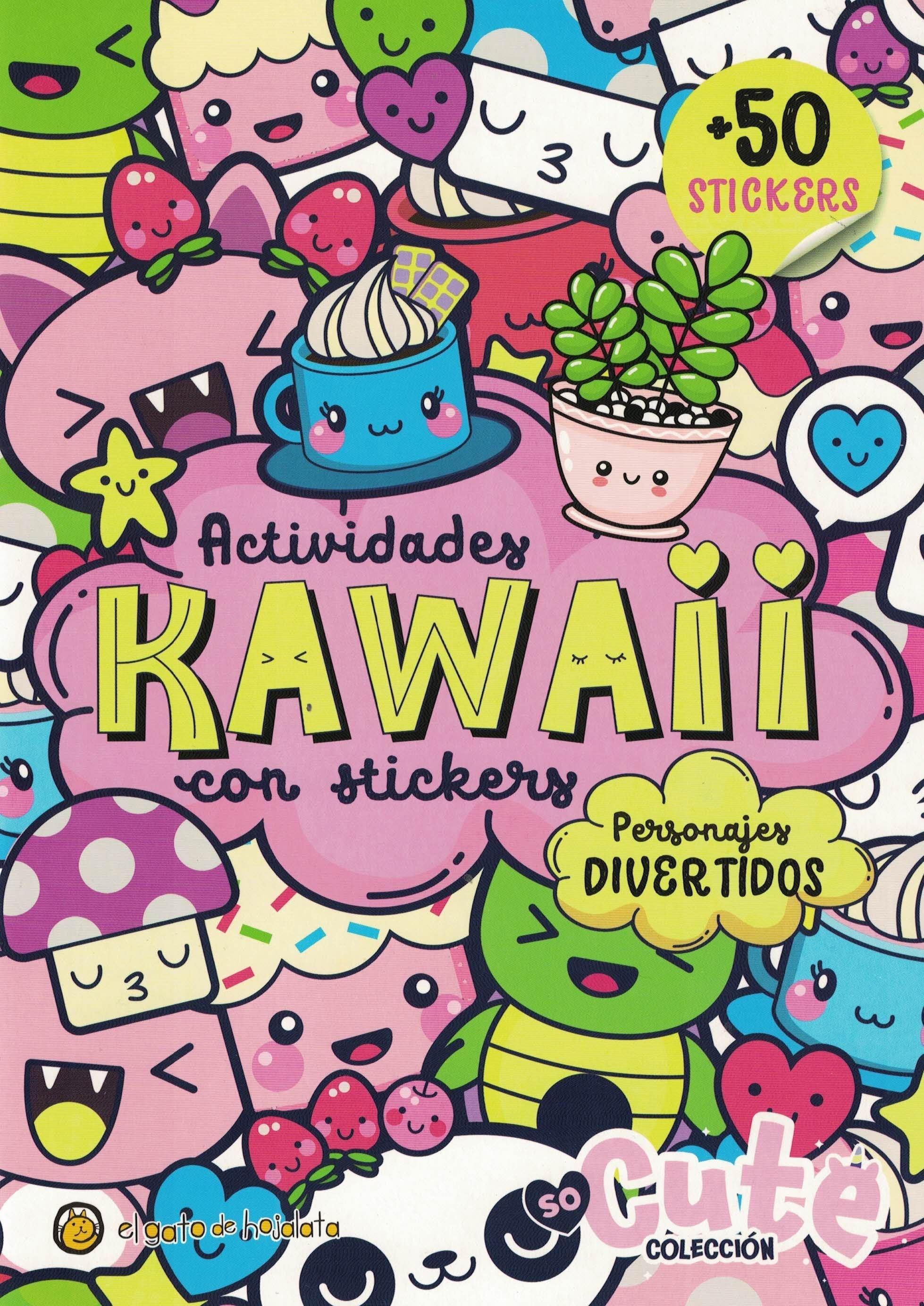Actividades kawaii con stickers