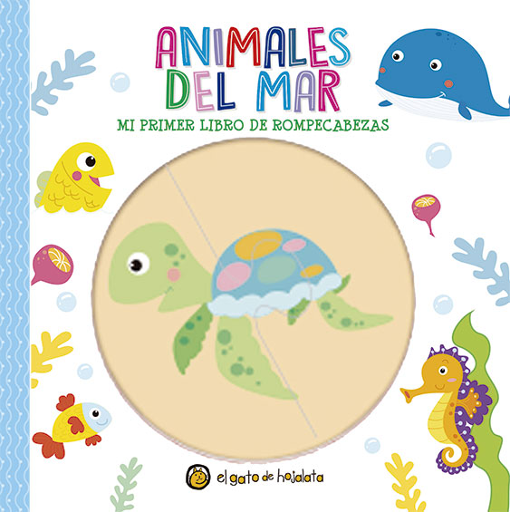 Mi primer libro de rompecabezas: animales del mar