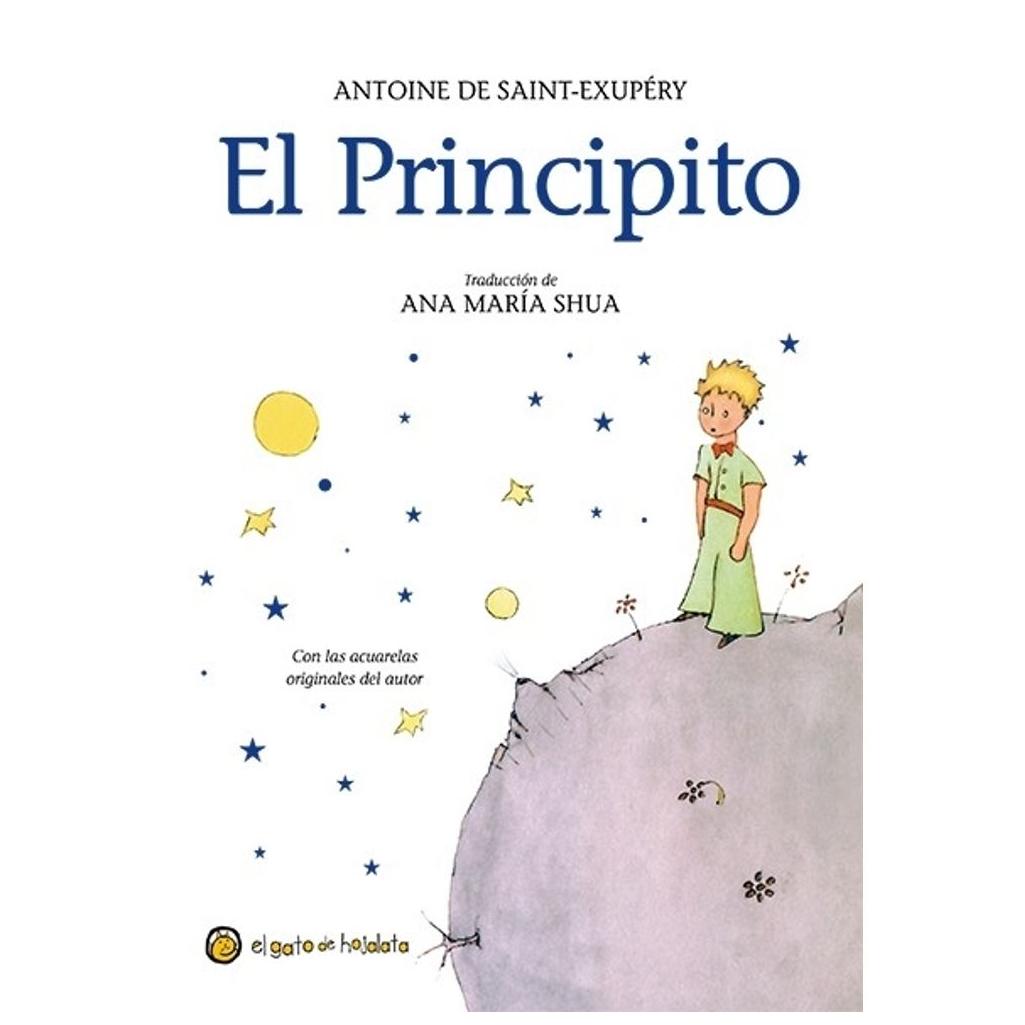 Libro el principito tapa blanca