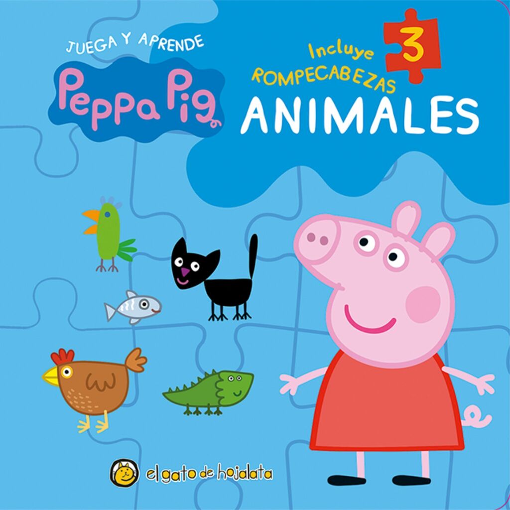 Mi primer libro con rompecabezas: peppa pig - animales