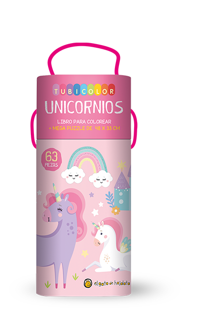 Libro tubicolor unicornio