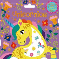 Libro de 50 stickers acolchaditos: unicornios