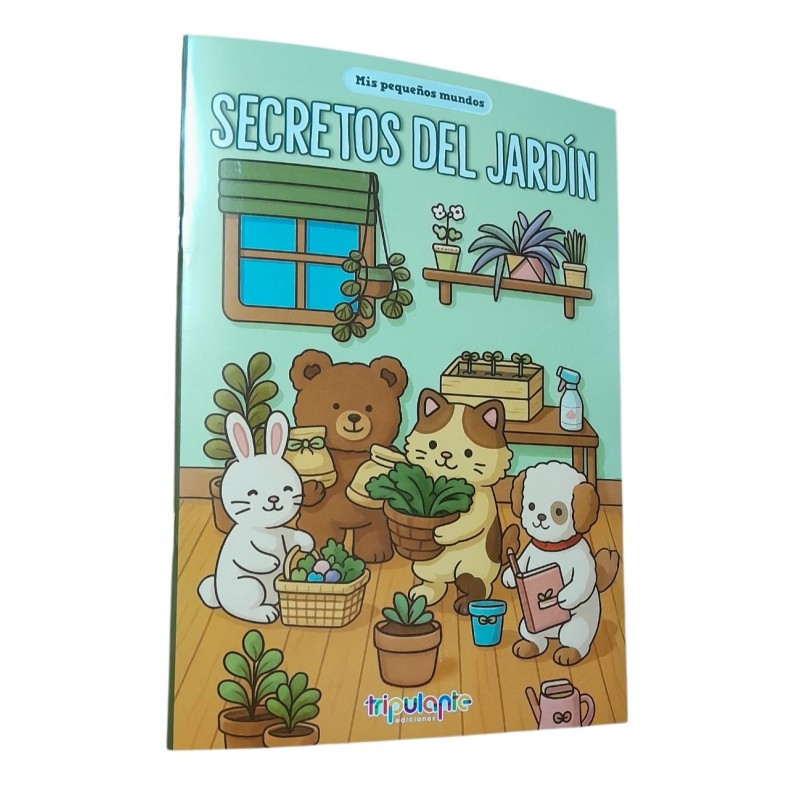 Libro para colorear mis pequeÑos mundos secretos del jardin