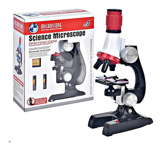 Microscopio a pilas e/caja visor