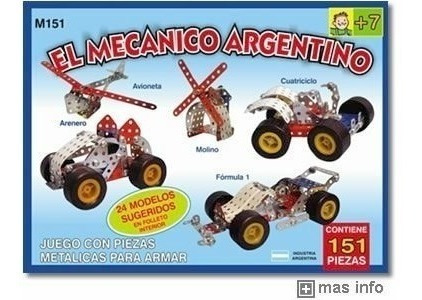 El mecanico argentino 151 piezas