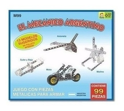 El mecanico argentino 99 piezas