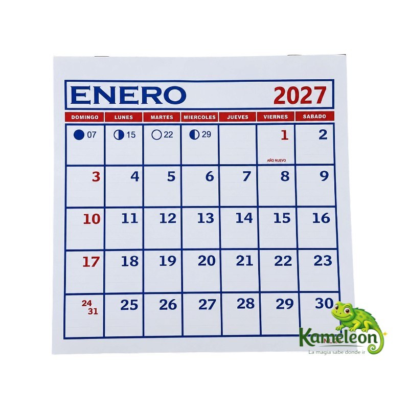 Calendario 2027 (23x23)